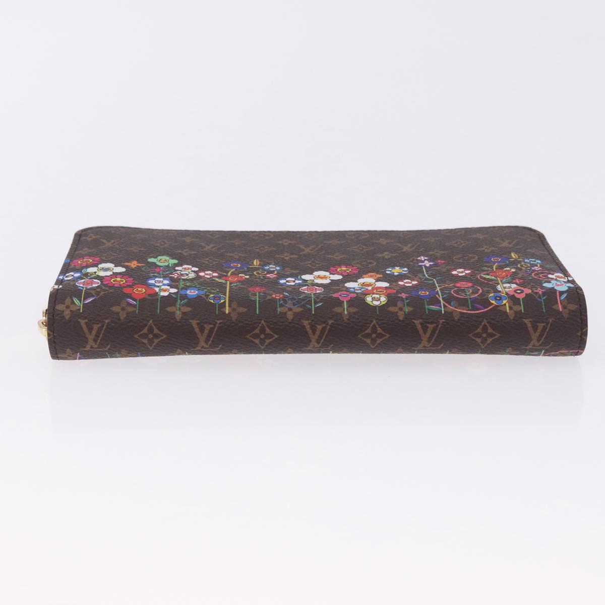 LOUIS VUITTON Monogram Takashi Murakami Zippy Wallet M14162 LV Auth 200162M