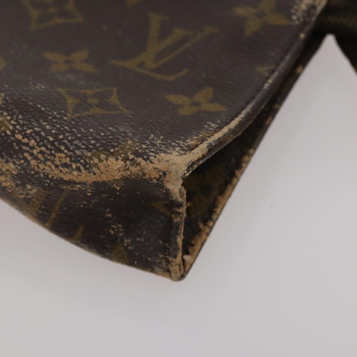 LOUIS VUITTON Monogram Pouch 2 Set LV Auth 200163