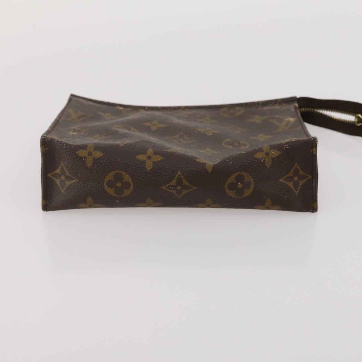 LOUIS VUITTON Monogram Pouch 2 Set LV Auth 200163