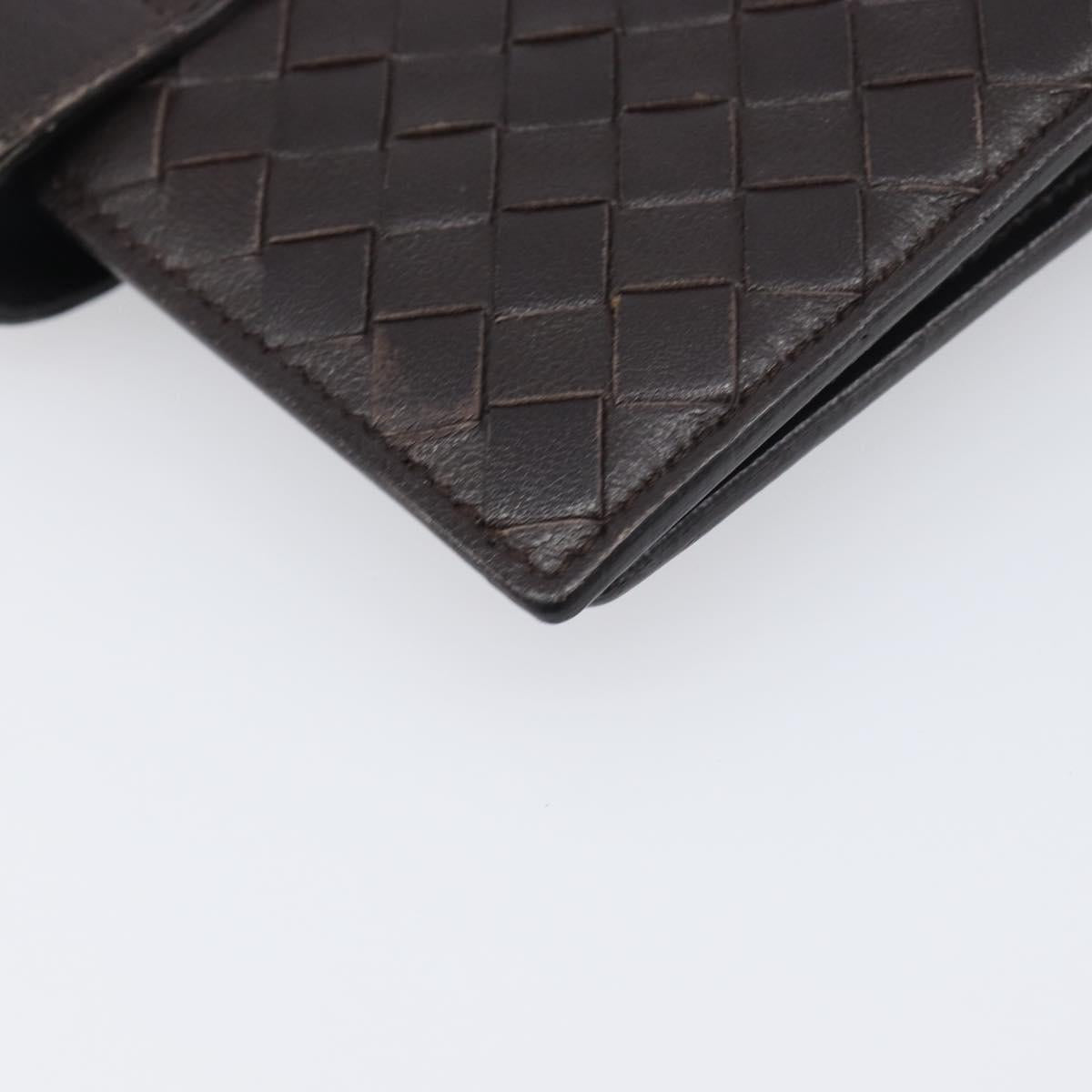 BOTTEGA VENETA INTRECCIATO Day Planner Cover Leather Brown 200901 Auth 200164A
