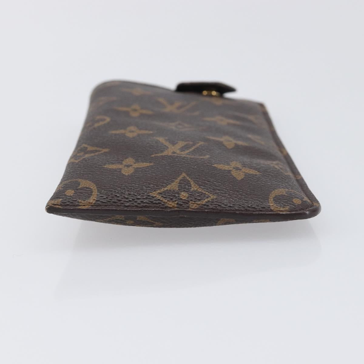 LOUIS VUITTON Monogram Etui Lunettes PM Glasses Case M66545 LV Auth 200169
