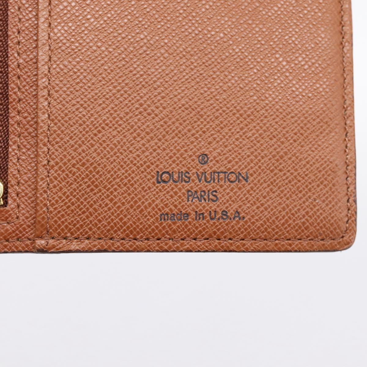 LOUIS VUITTON Monogram Continental Clutch Long Wallet T61217 LV Auth 200170
