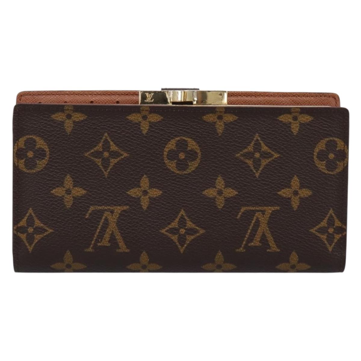 LOUIS VUITTON Monogram Continental Clutch Long Wallet T61217 LV Auth 200170