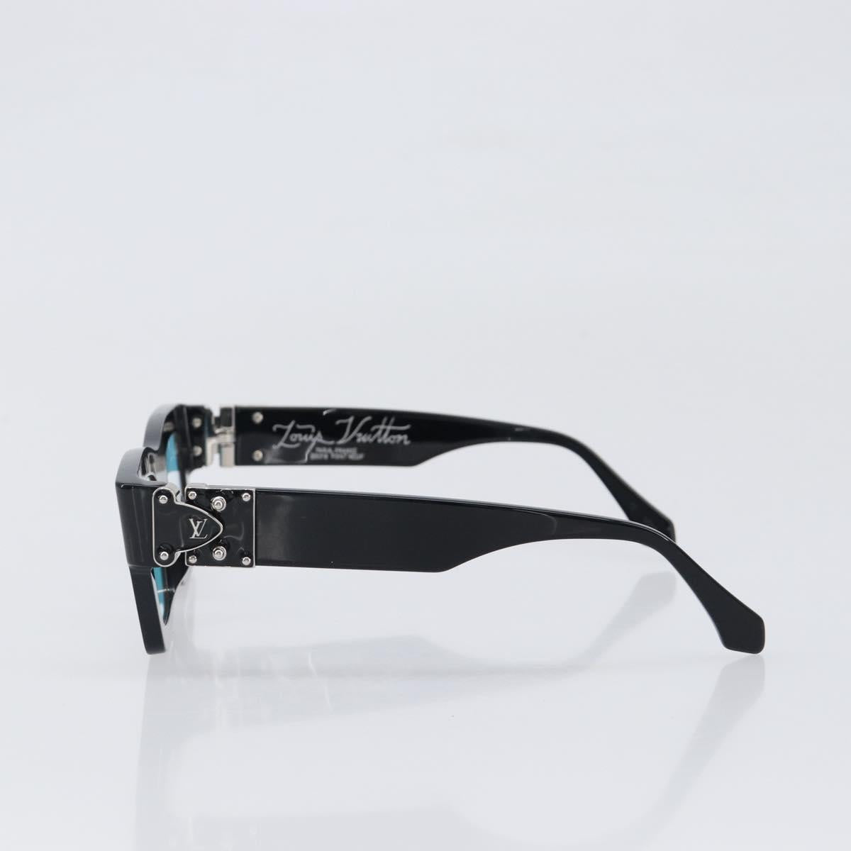 LOUIS VUITTON Charleston Justin Sunglasses Plastic Black Z1244E LV Auth 200174M