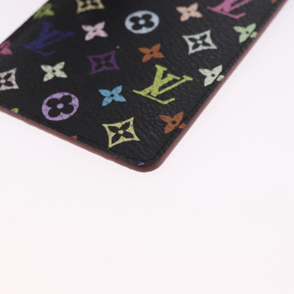 LOUIS VUITTON Monogram Multicolor Etui Miroir Mirror Black M92651 LV Auth 200179