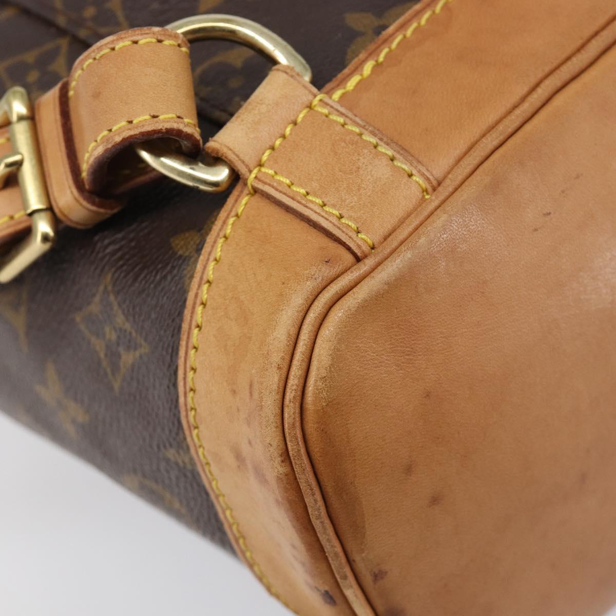 LOUIS VUITTON Monogram Montsouris MM Backpack M51136 LV Auth 200186