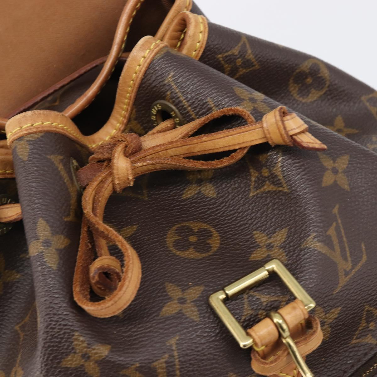 LOUIS VUITTON Monogram Montsouris MM Backpack M51136 LV Auth 200186