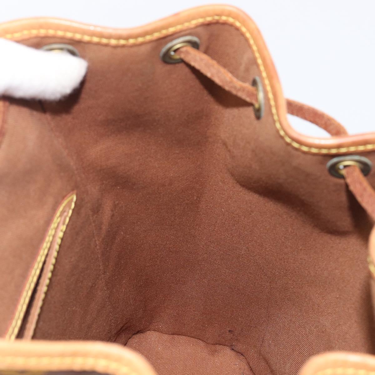 LOUIS VUITTON Monogram Montsouris MM Backpack M51136 LV Auth 200186