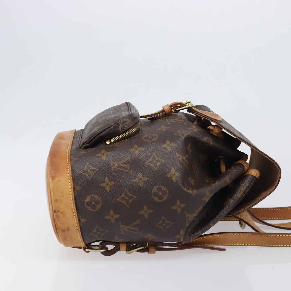 LOUIS VUITTON Monogram Montsouris MM Backpack M51136 LV Auth 200186