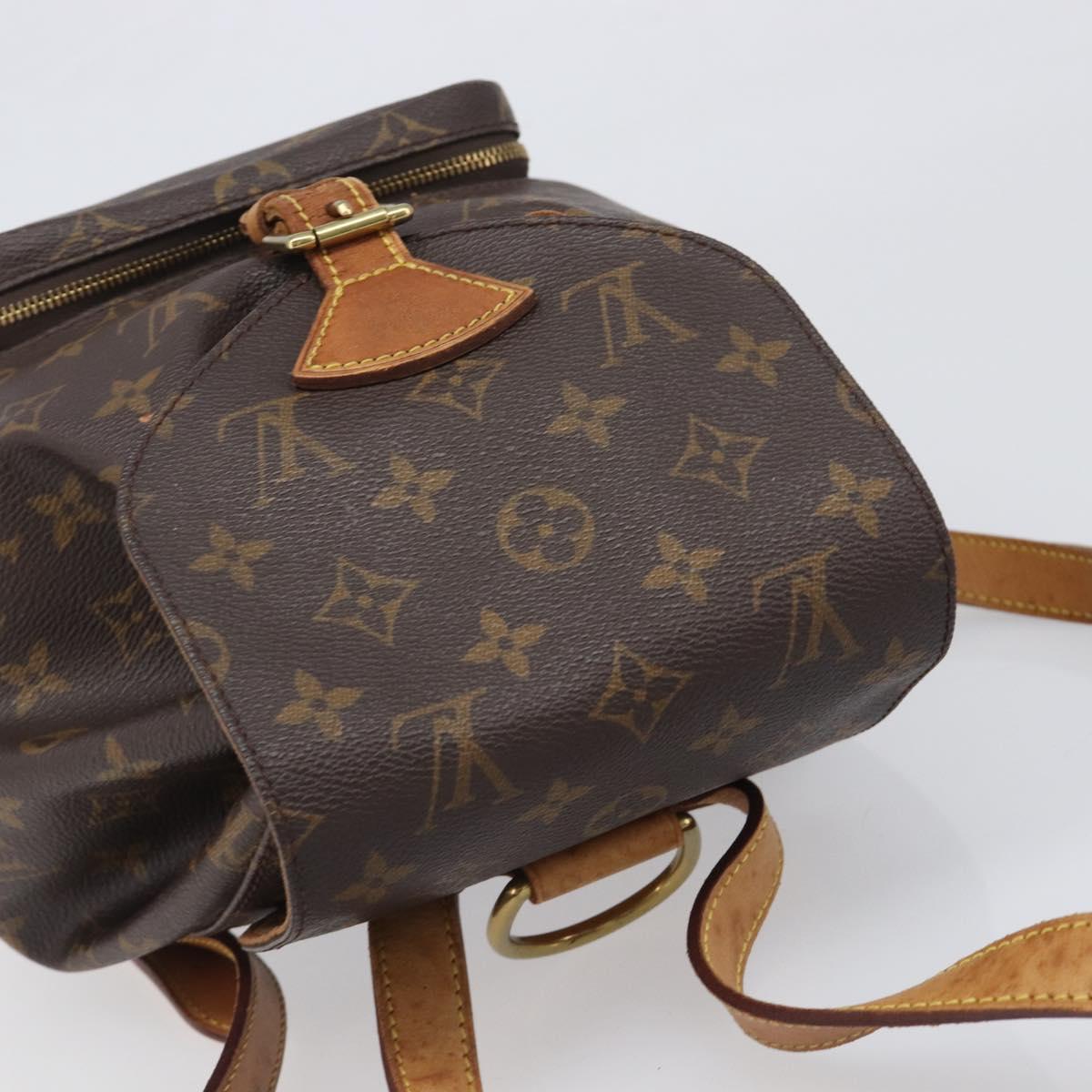 LOUIS VUITTON Monogram Montsouris MM Backpack M51136 LV Auth 200186