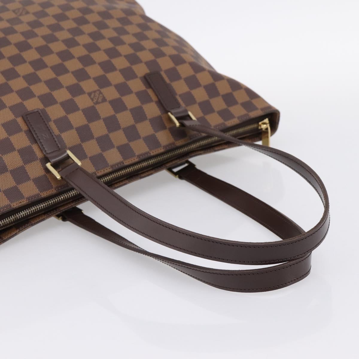 LOUIS VUITTON Damier Ebene Cabas Mezzo Tote Bag SPO LV Auth 200190V