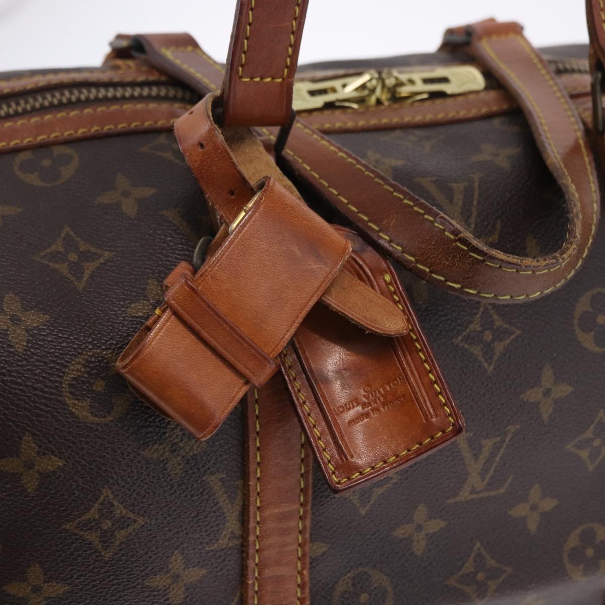 LOUIS VUITTON Monogram Sac Souple 35 Boston Bag M41626 LV Auth 200191