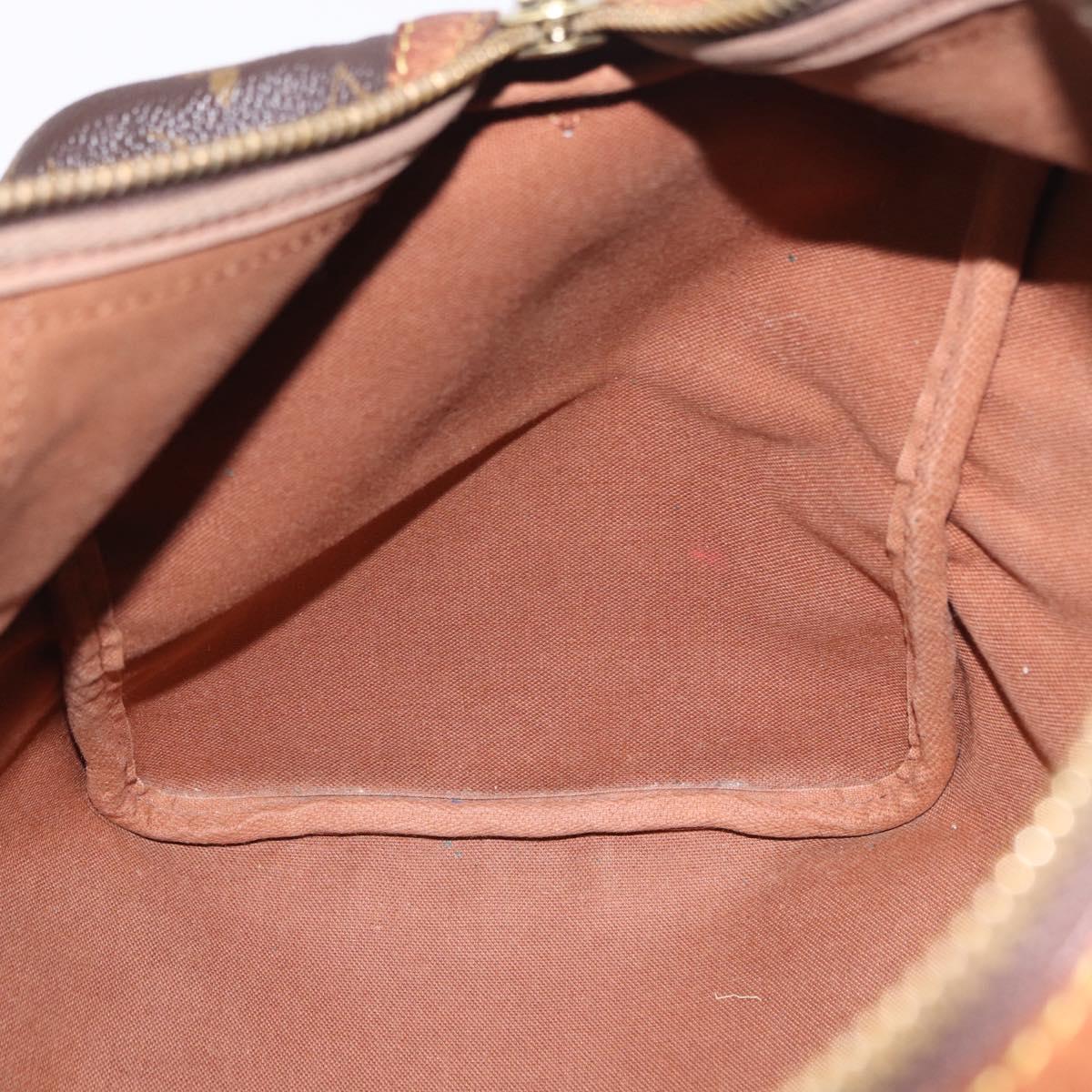 LOUIS VUITTON Monogram Sac Souple 35 Boston Bag M41626 LV Auth 200191