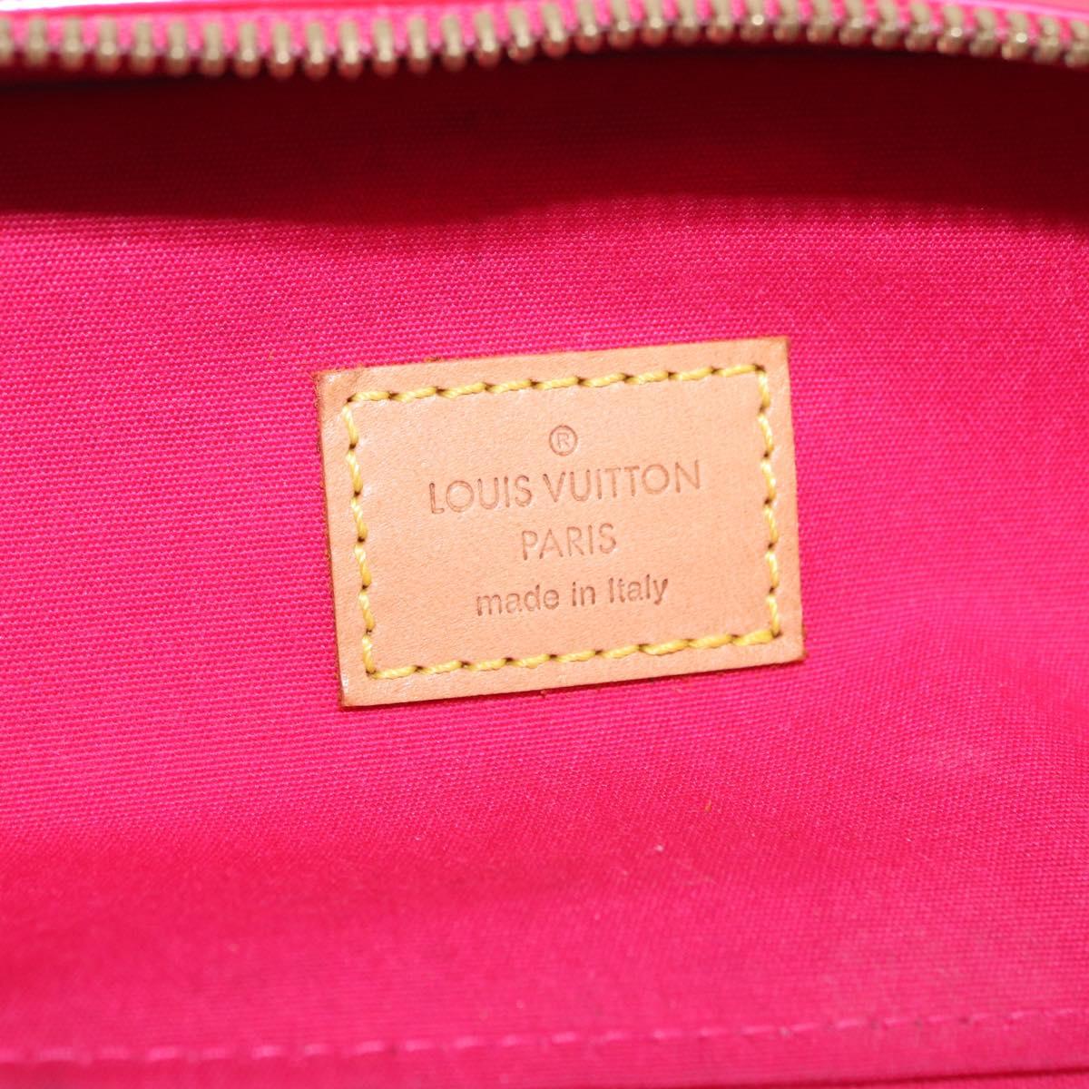 LOUIS VUITTON Monogram Vernis Sullivan Vertical Fuchsia Pink M91259 Auth 200199V