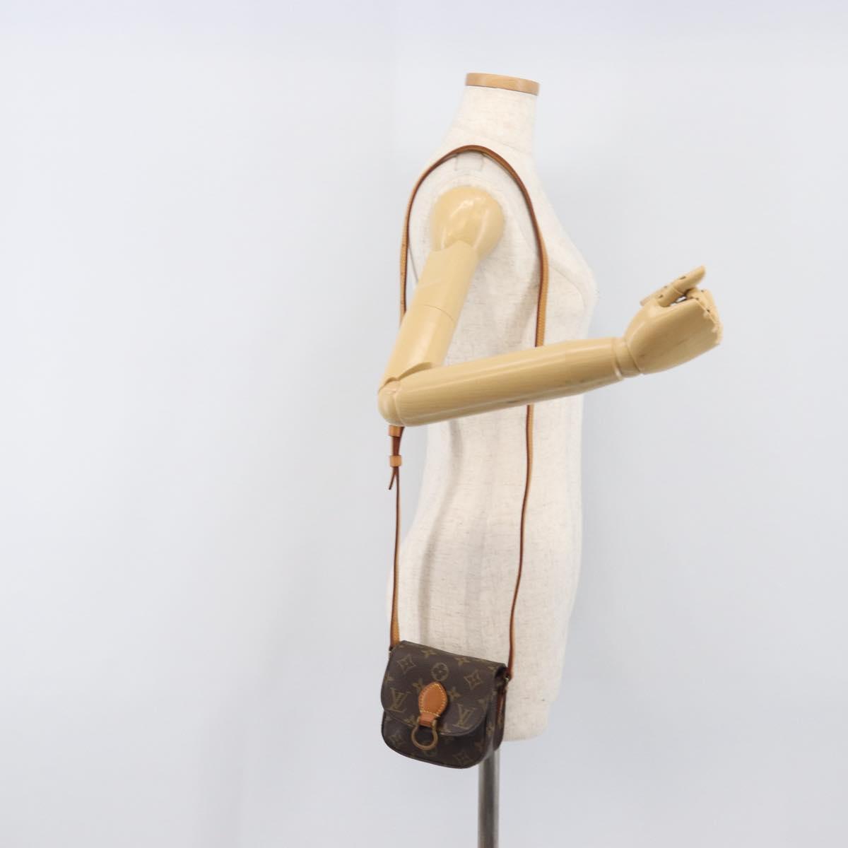 LOUIS VUITTON Bebe Monogram Saint Cloud Shoulder Bag M51245 LV Auth 200200V