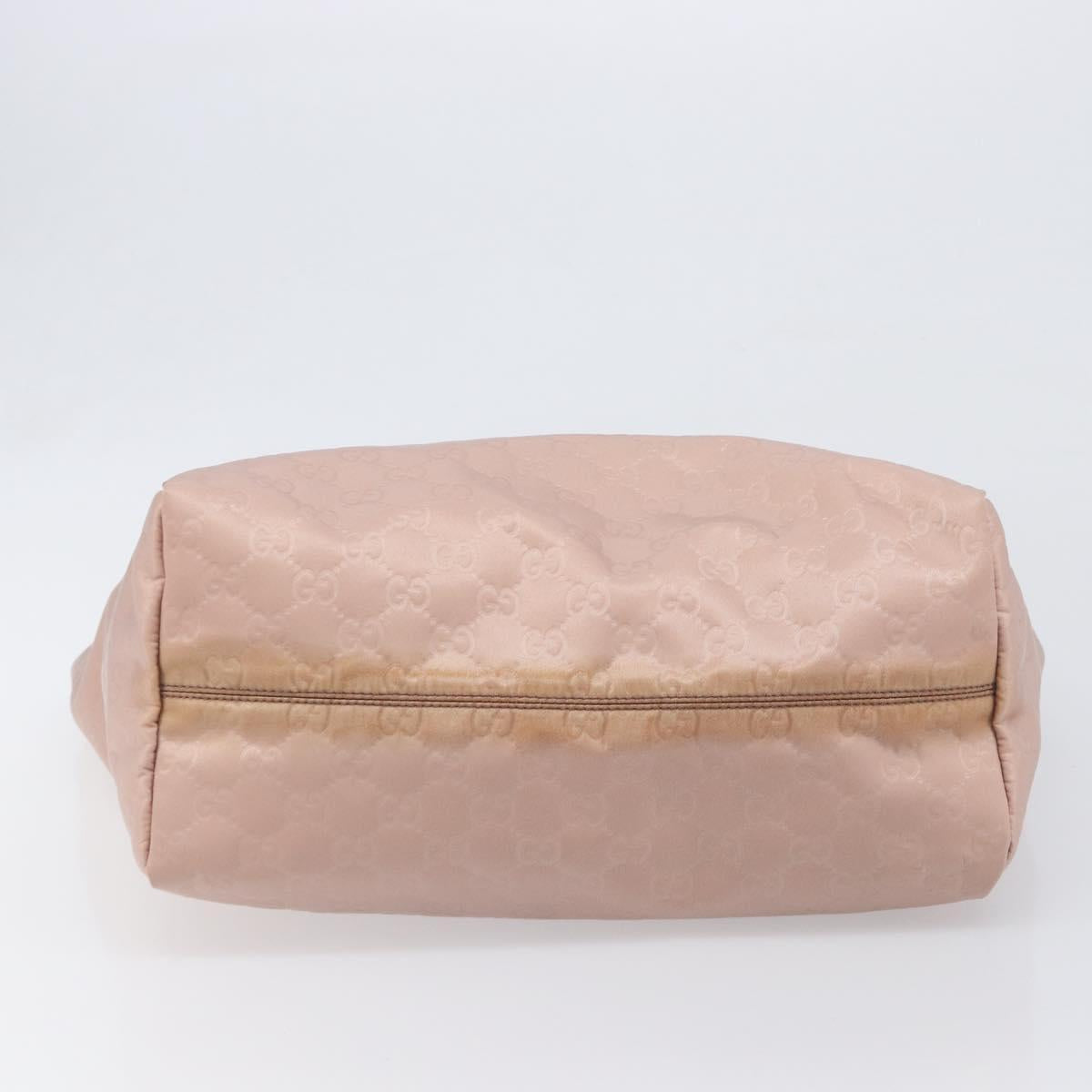 GUCCI GG Canvas Tote Bag Pink Brown 282439 Auth 200205