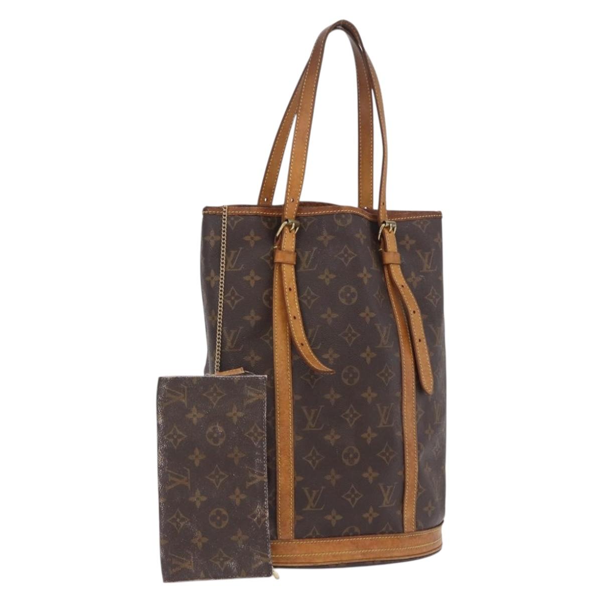 LOUIS VUITTON Monogram Bucket GM Shoulder Bag M42236 LV Auth 200209