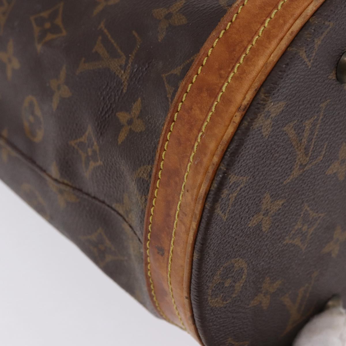 LOUIS VUITTON Monogram Bucket GM Shoulder Bag M42236 LV Auth 200209