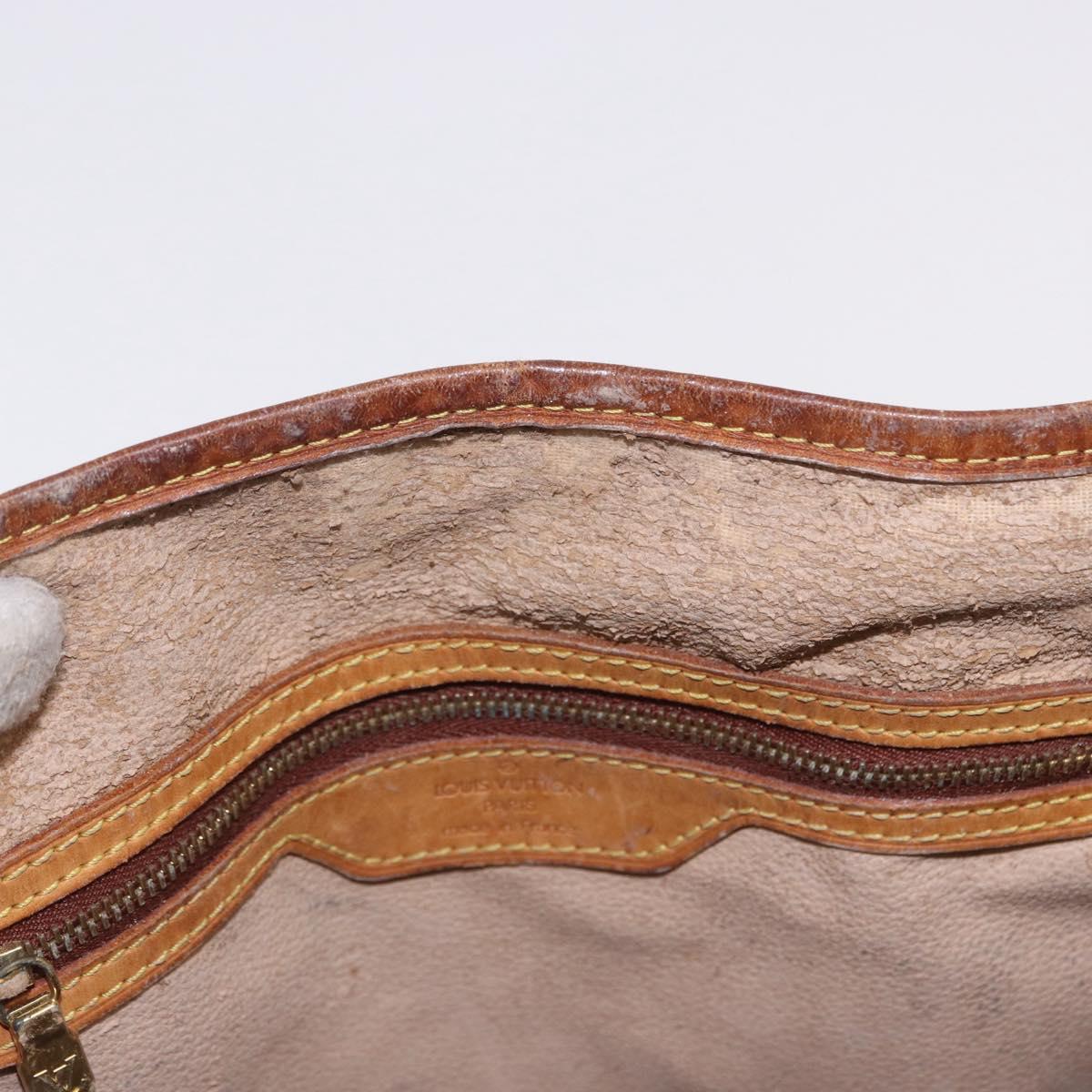 LOUIS VUITTON Monogram Bucket GM Shoulder Bag M42236 LV Auth 200209