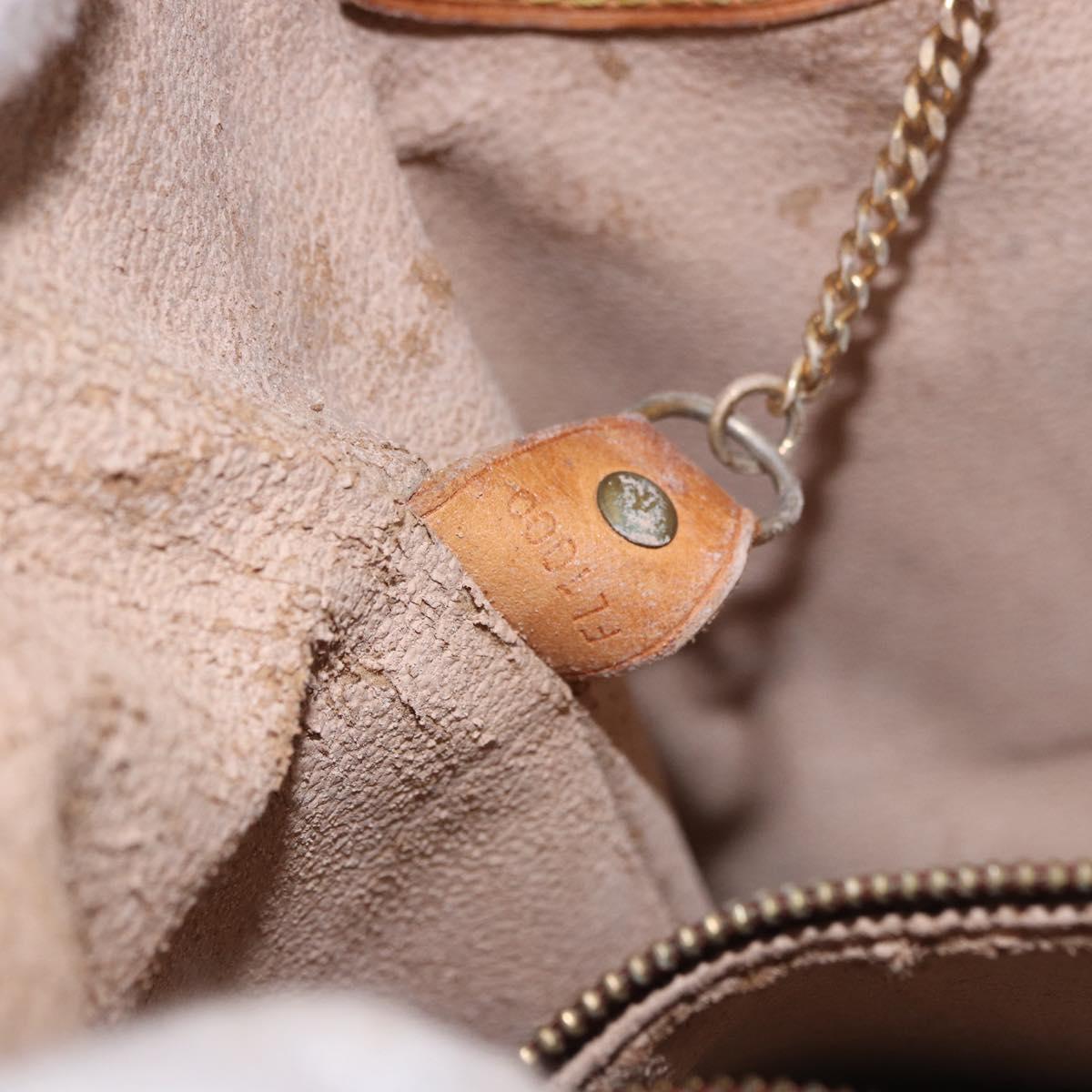 LOUIS VUITTON Monogram Bucket GM Shoulder Bag M42236 LV Auth 200209