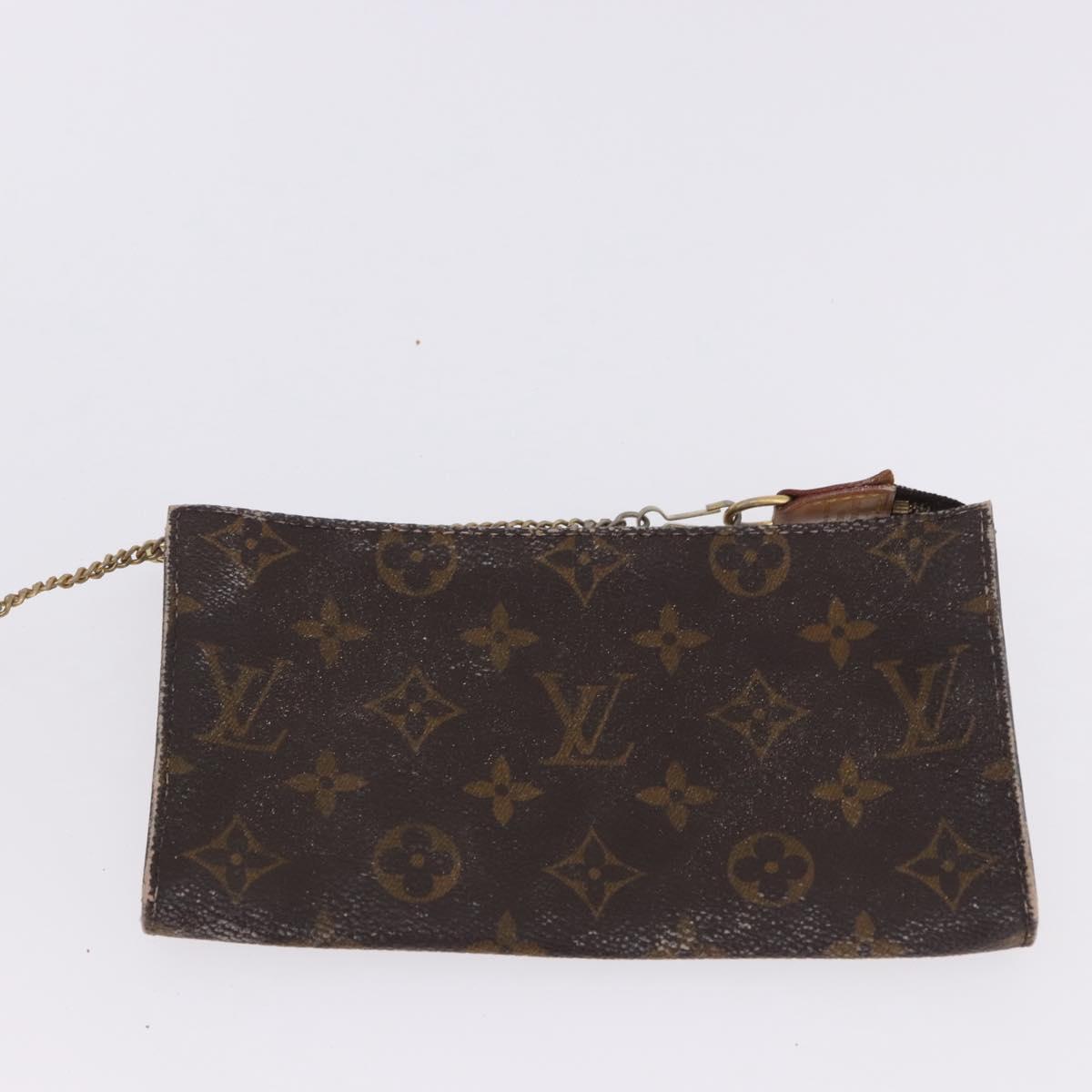LOUIS VUITTON Monogram Bucket GM Shoulder Bag M42236 LV Auth 200209