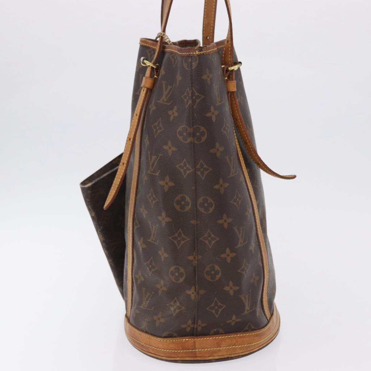 LOUIS VUITTON Monogram Bucket GM Shoulder Bag M42236 LV Auth 200209
