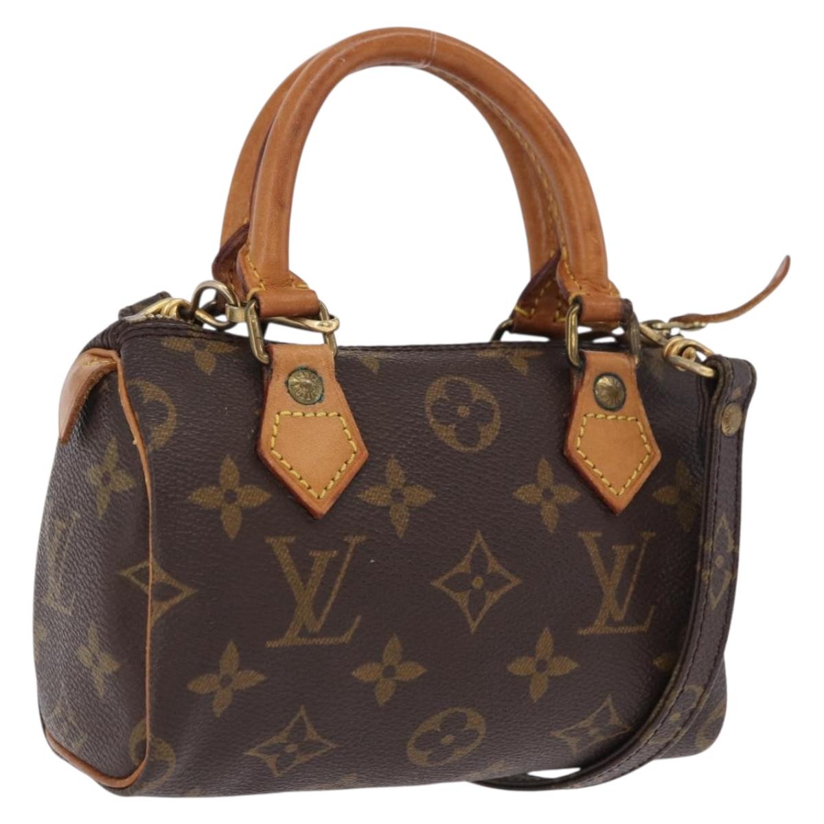 LOUIS VUITTON Monogram Mini Speedy Hand Bag M41534 LV Auth 200237V