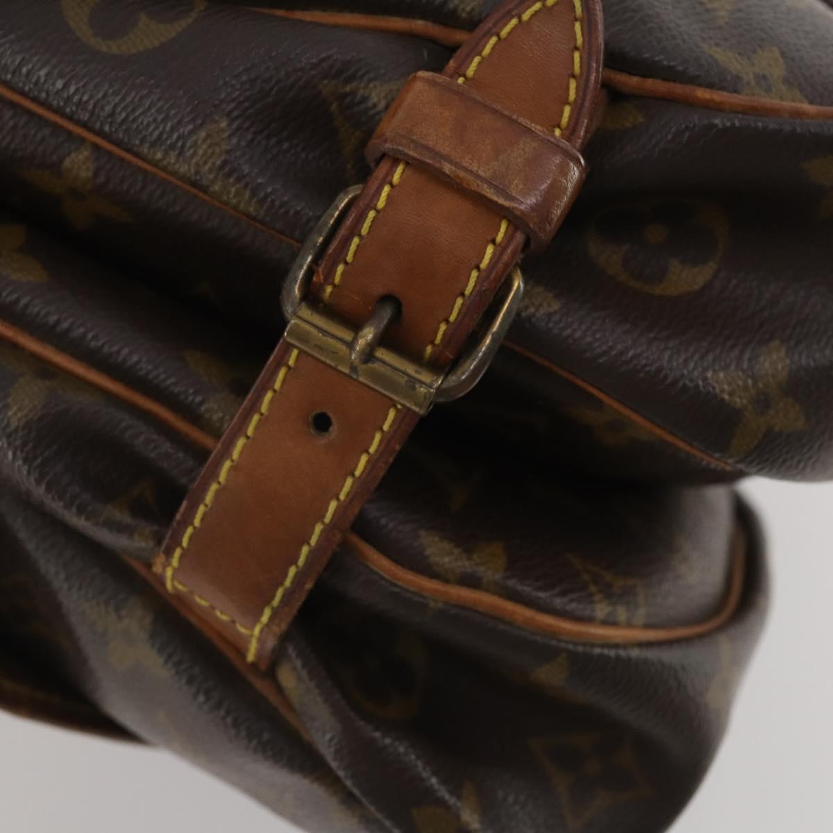 LOUIS VUITTON Monogram Saumur 30 Shoulder Bag M42256 LV Auth 200240