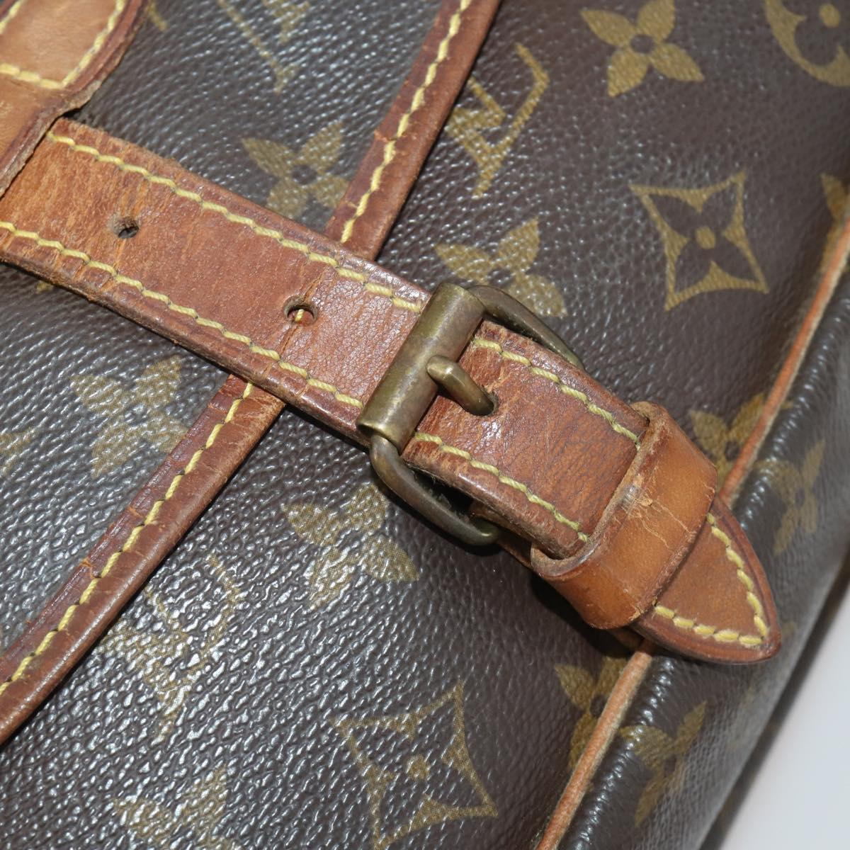 LOUIS VUITTON Monogram Saumur 30 Shoulder Bag M42256 LV Auth 200240