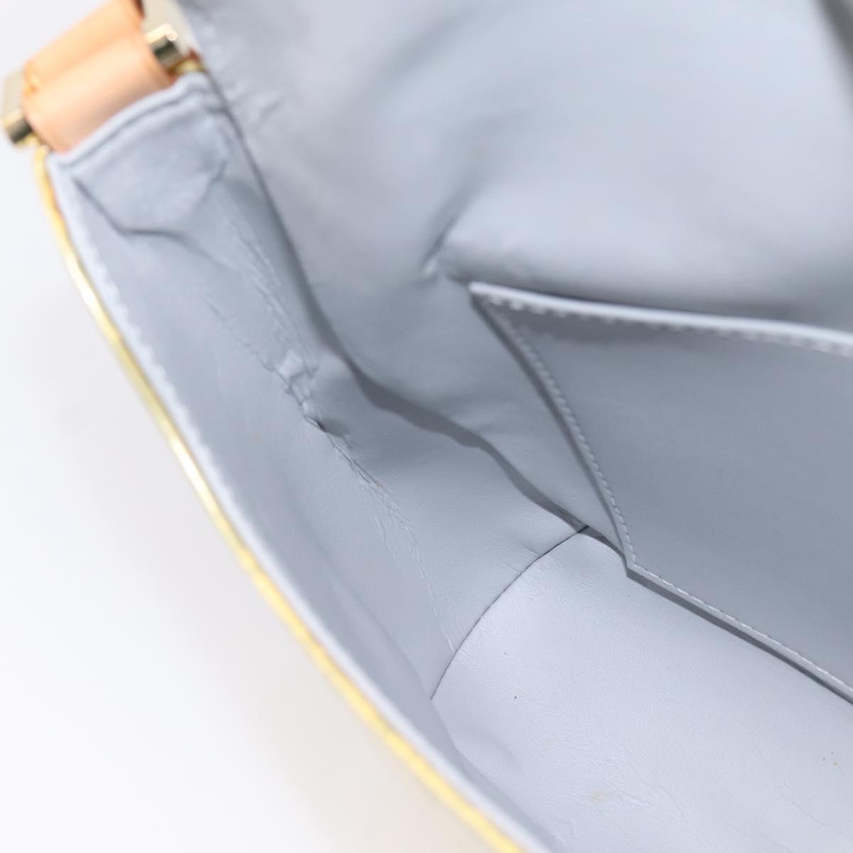 LOUIS VUITTON Monogram Vernis Thompson Street Bag Gris M91008 LV Auth 200242