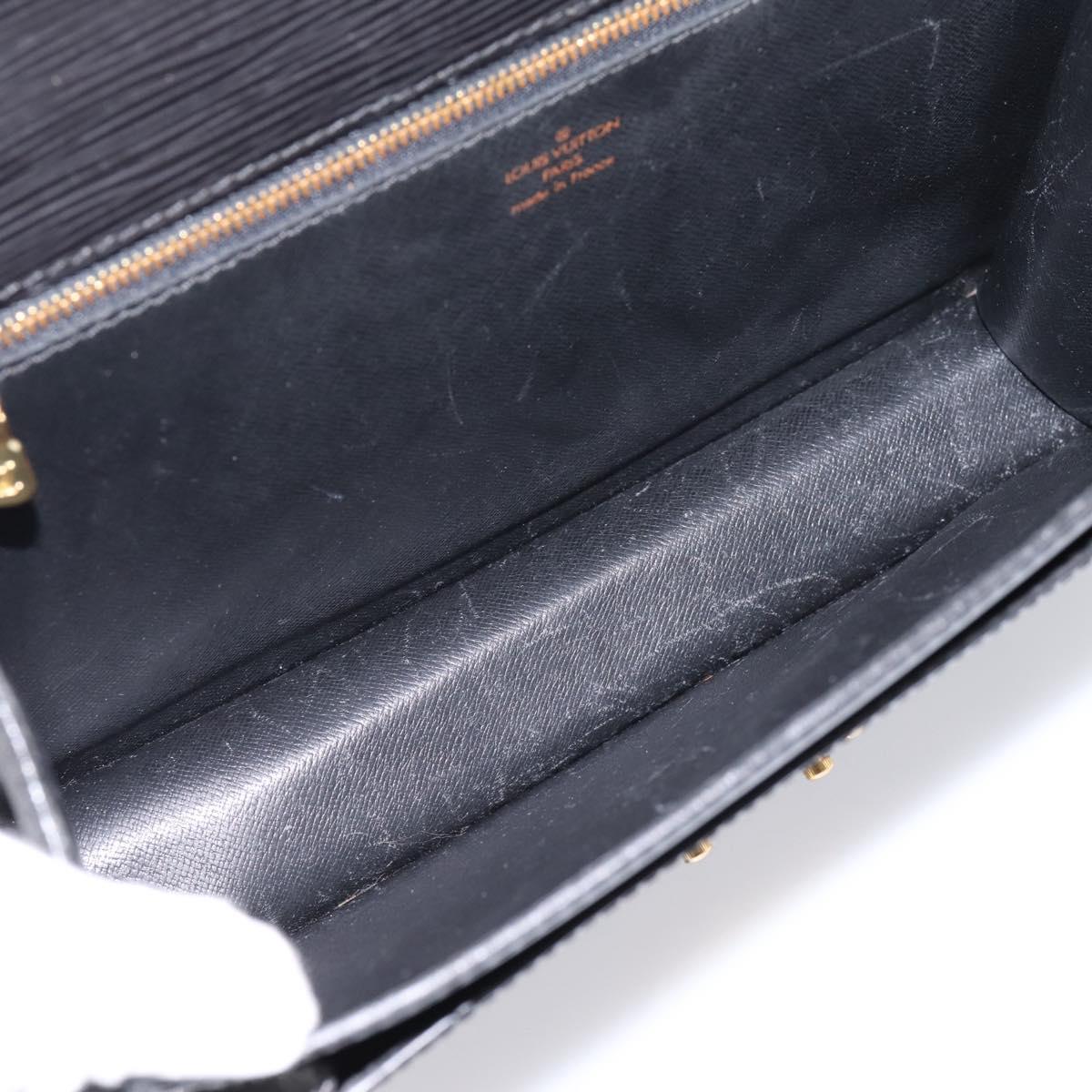 LOUIS VUITTON Epi Monceau 28 Hand Bag Black M52122 LV Auth 200248