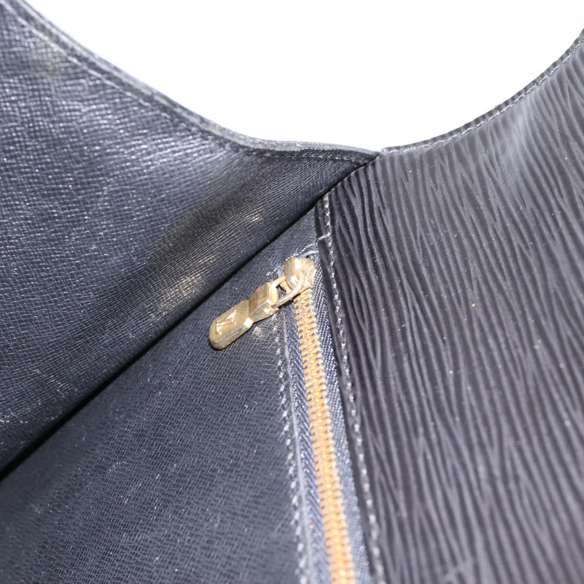 LOUIS VUITTON Epi Monceau 28 Hand Bag Black M52122 LV Auth 200248