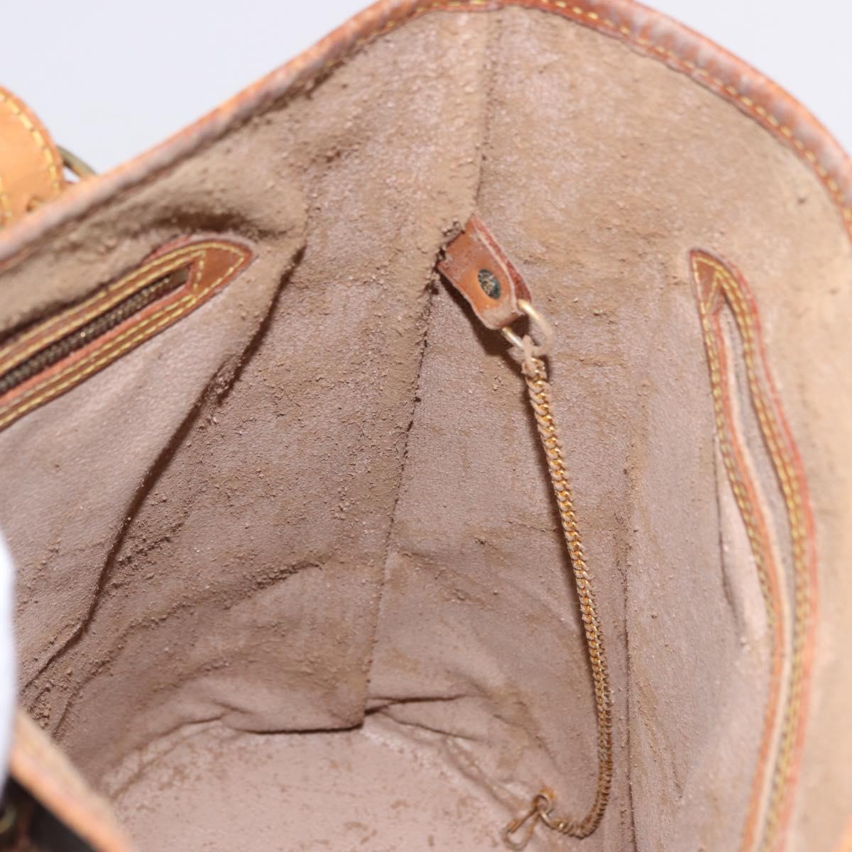 LOUIS VUITTON Monogram Bucket GM Shoulder Bag M42236 LV Auth 200267