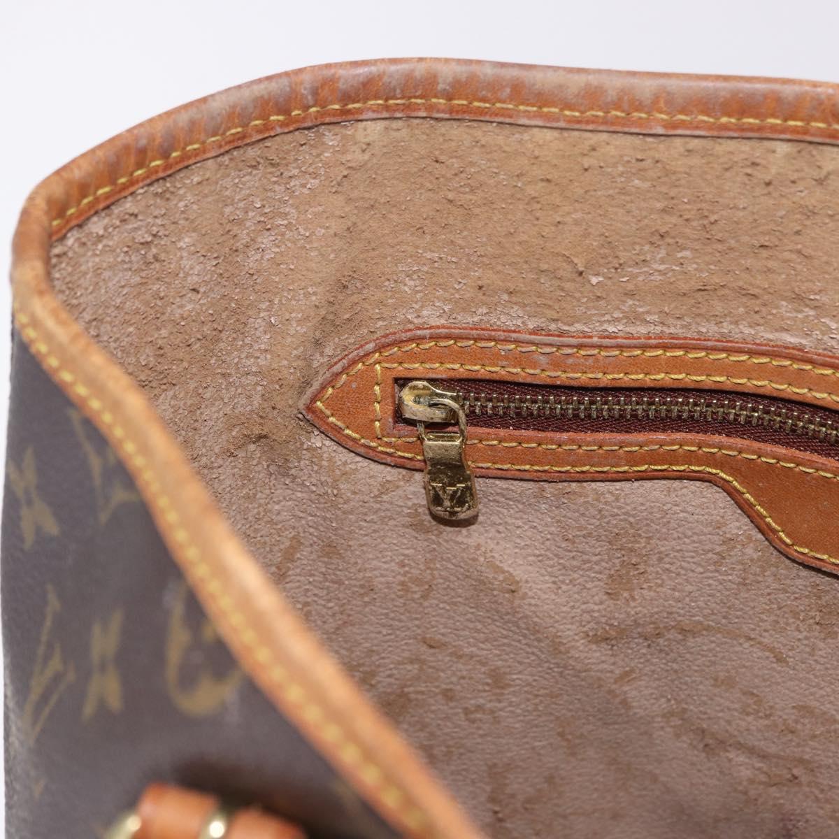 LOUIS VUITTON Monogram Bucket GM Shoulder Bag M42236 LV Auth 200267