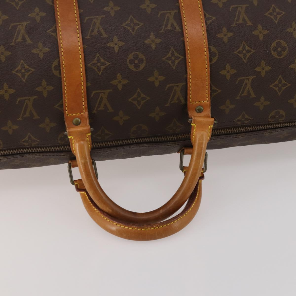LOUIS VUITTON Monogram Keepall 50 Boston Bag M41426 LV Auth 200270