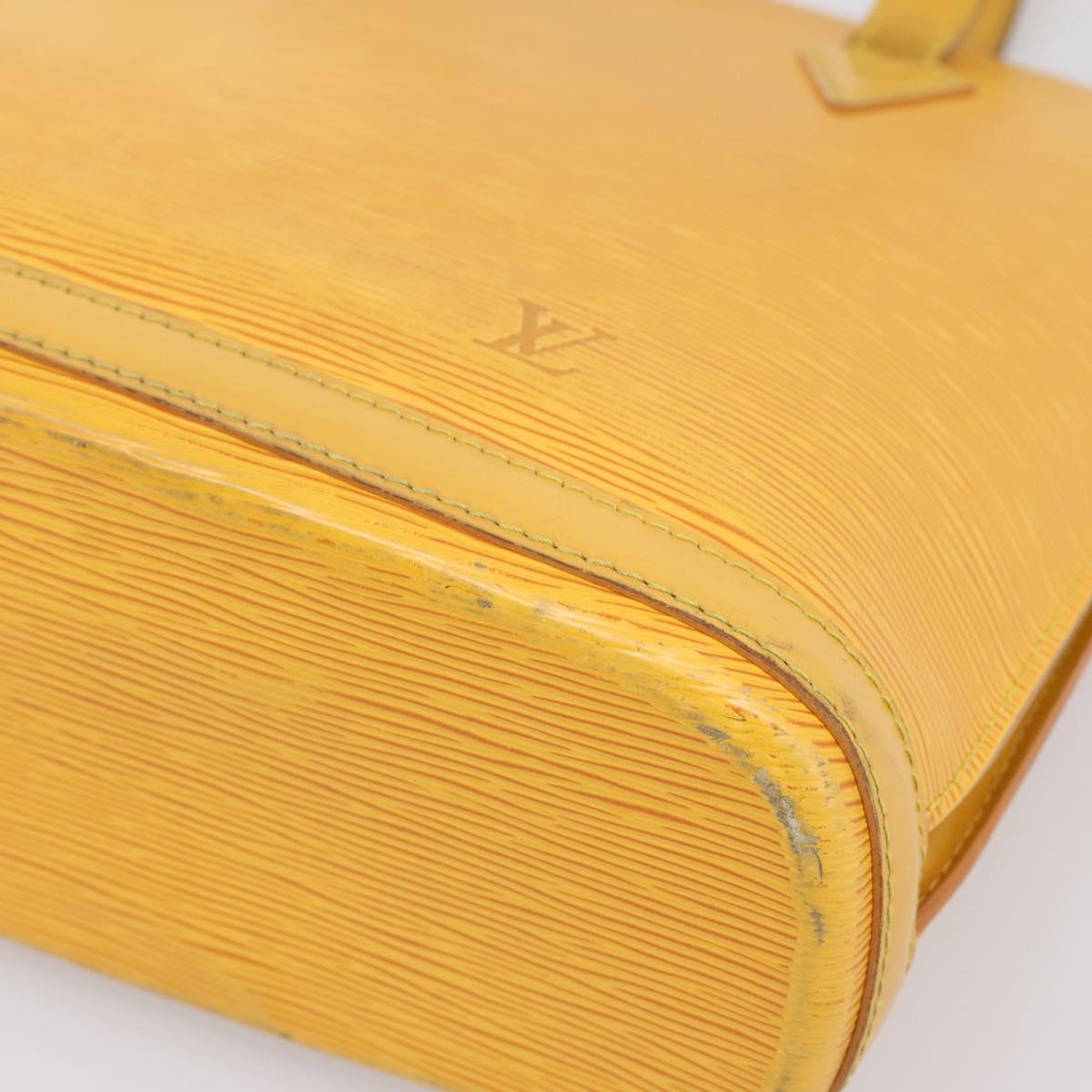 LOUIS VUITTON Epi Lussac Shoulder Bag Yellow M52289 LV Auth 200272