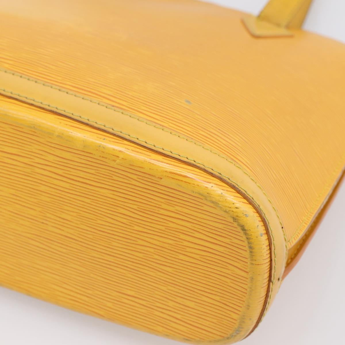 LOUIS VUITTON Epi Lussac Shoulder Bag Yellow M52289 LV Auth 200272