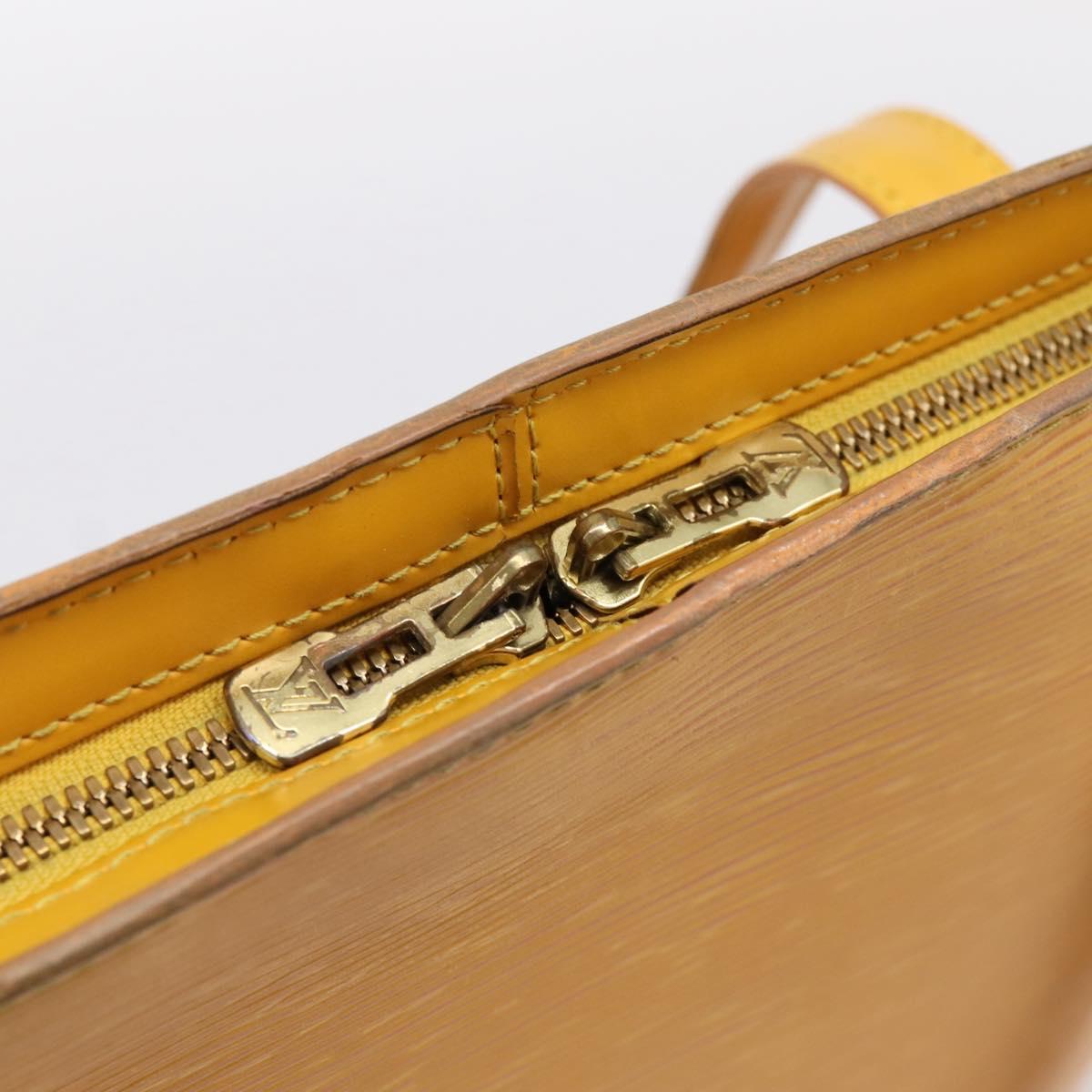 LOUIS VUITTON Epi Lussac Shoulder Bag Yellow M52289 LV Auth 200272