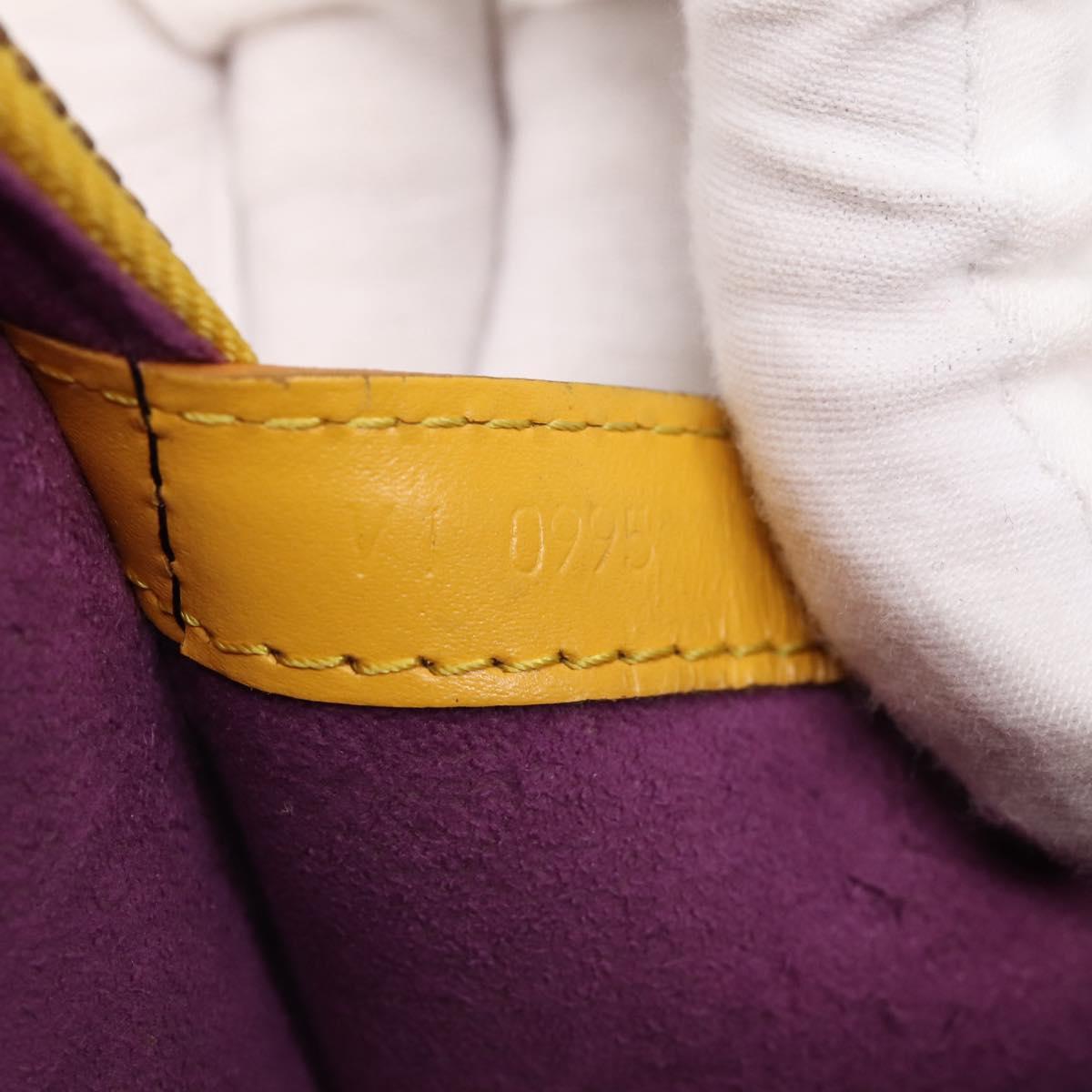 LOUIS VUITTON Epi Lussac Shoulder Bag Yellow M52289 LV Auth 200272