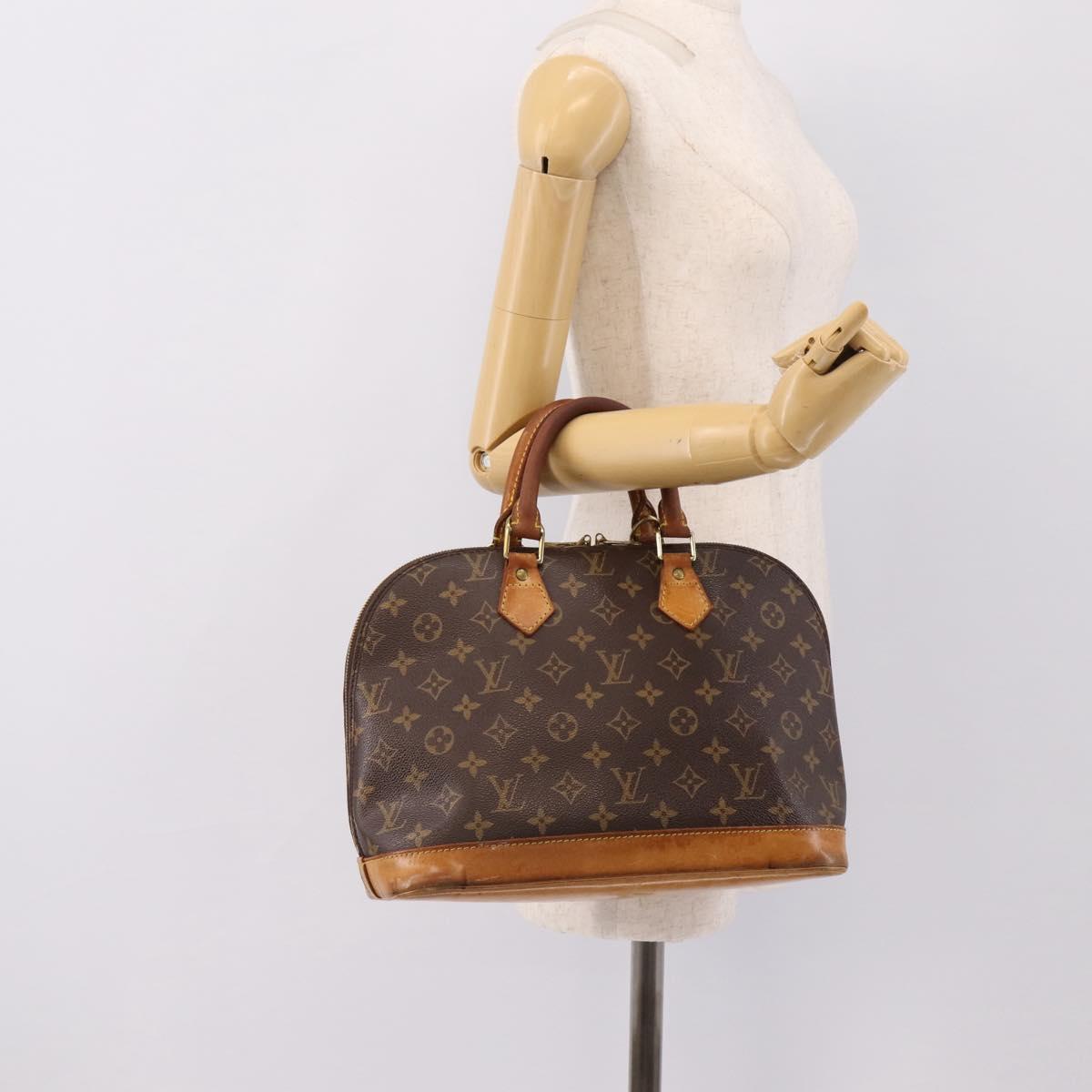 LOUIS VUITTON Monogram Alma Hand Bag M51130 LV Auth 200274