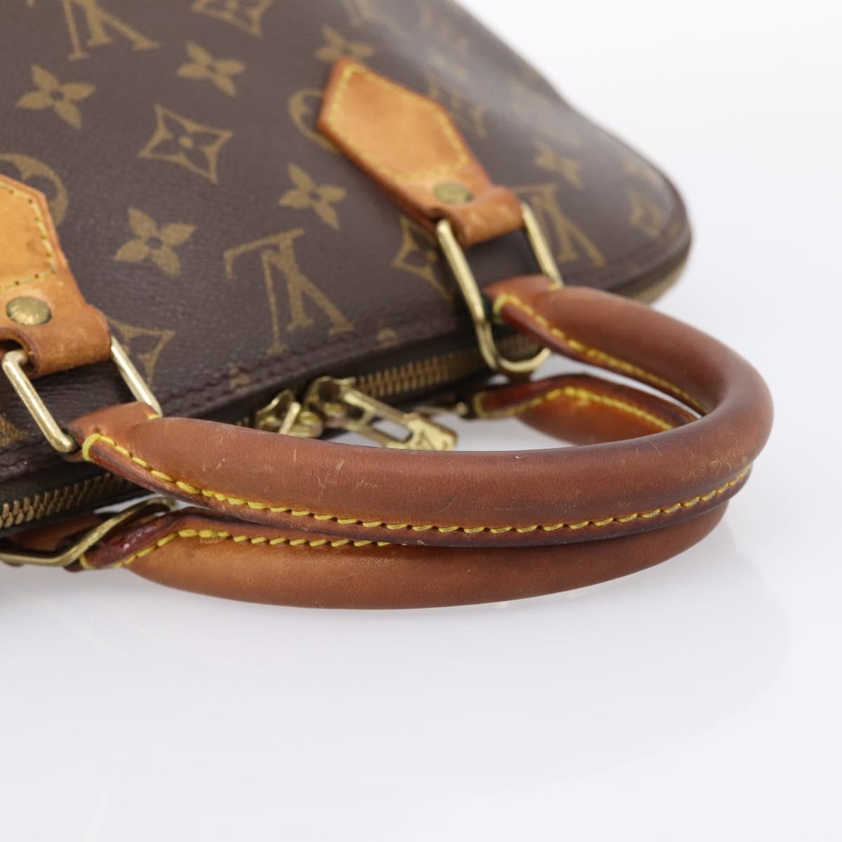 LOUIS VUITTON Monogram Alma Hand Bag M51130 LV Auth 200274