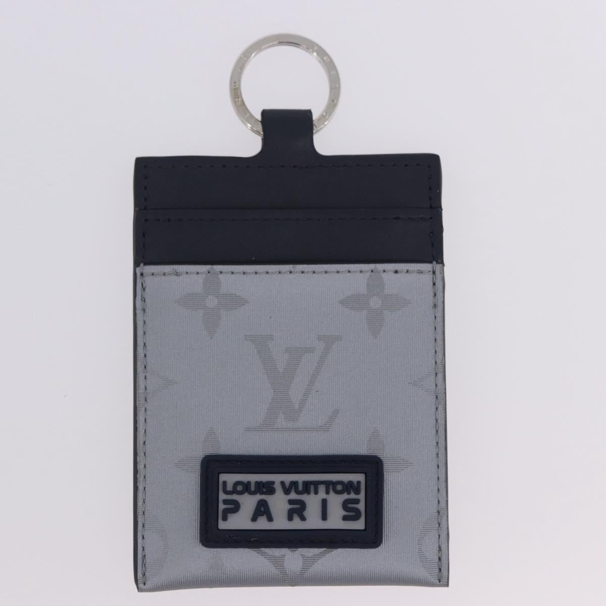 LOUIS VUITTON Monogram Satellite Alpha Pouch Silver M44178 LV Auth 200275V