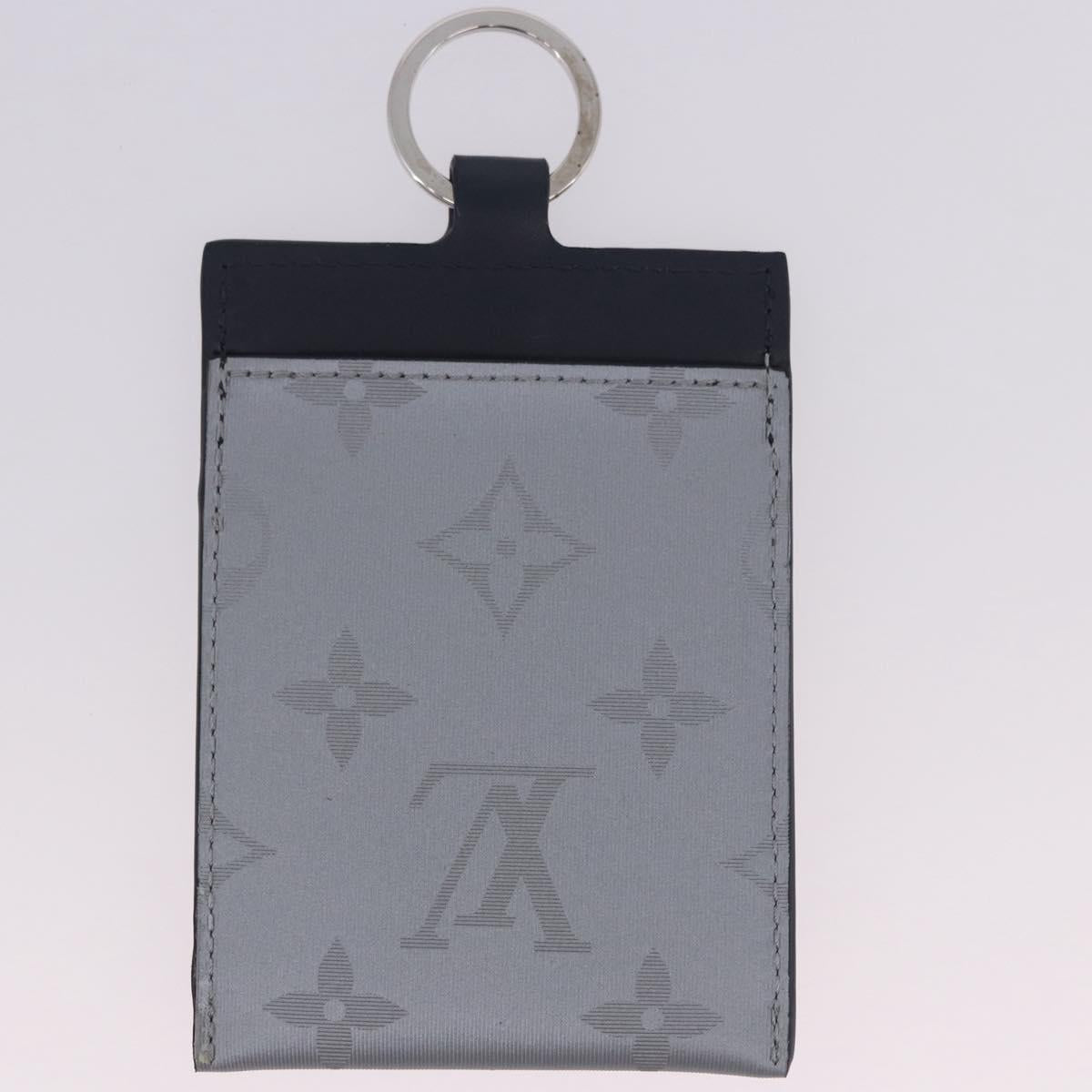 LOUIS VUITTON Monogram Satellite Alpha Pouch Silver M44178 LV Auth 200275V