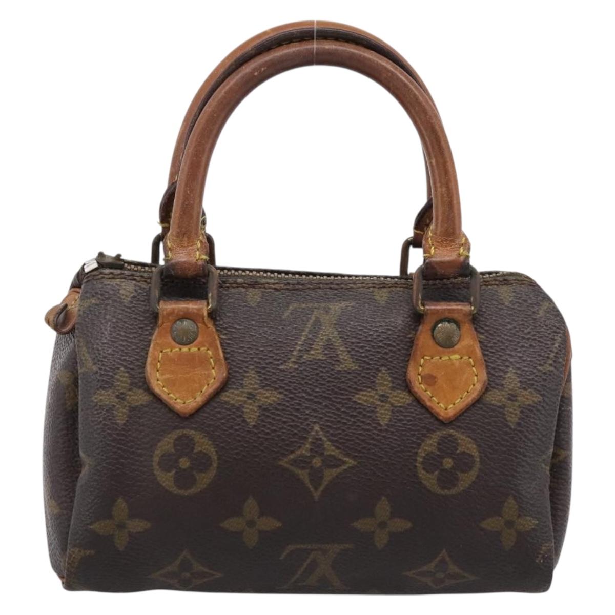 LOUIS VUITTON Monogram Mini Speedy Hand Bag M41534 LV Auth 200278