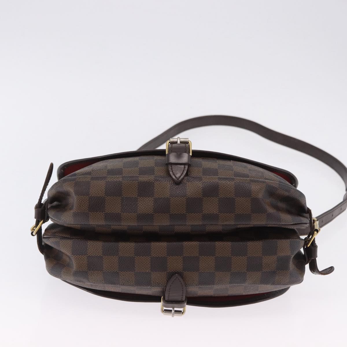 LOUIS VUITTON Damier Ebene Saumur 30 Shoulder Bag SPO N48081 LV Auth 200290