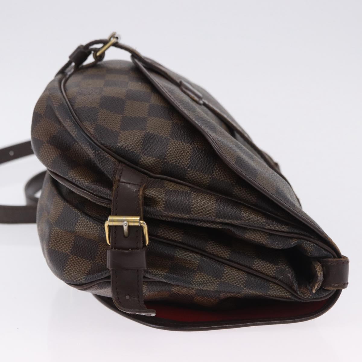 LOUIS VUITTON Damier Ebene Saumur 30 Shoulder Bag SPO N48081 LV Auth 200290
