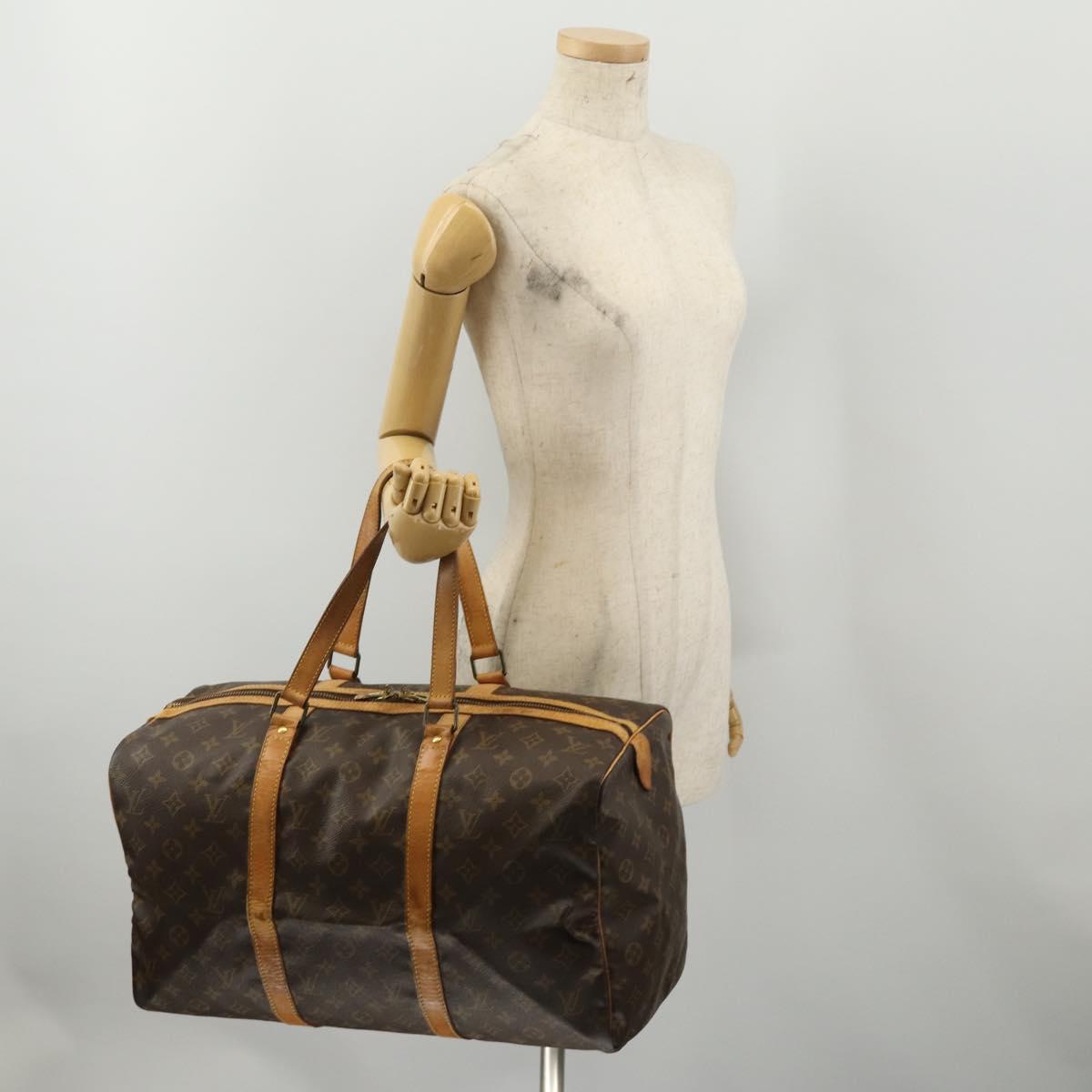 LOUIS VUITTON Monogram Sac Souple 45 Boston Bag M41624 LV Auth 200304
