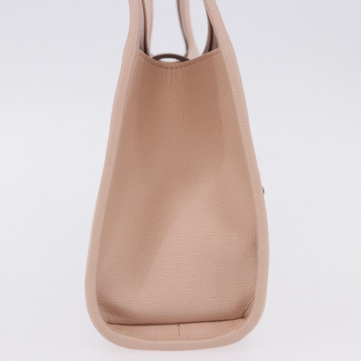 GUCCI Jackie Hand Bag Leather Pink Gold 002 1068 2404 Auth 200338V