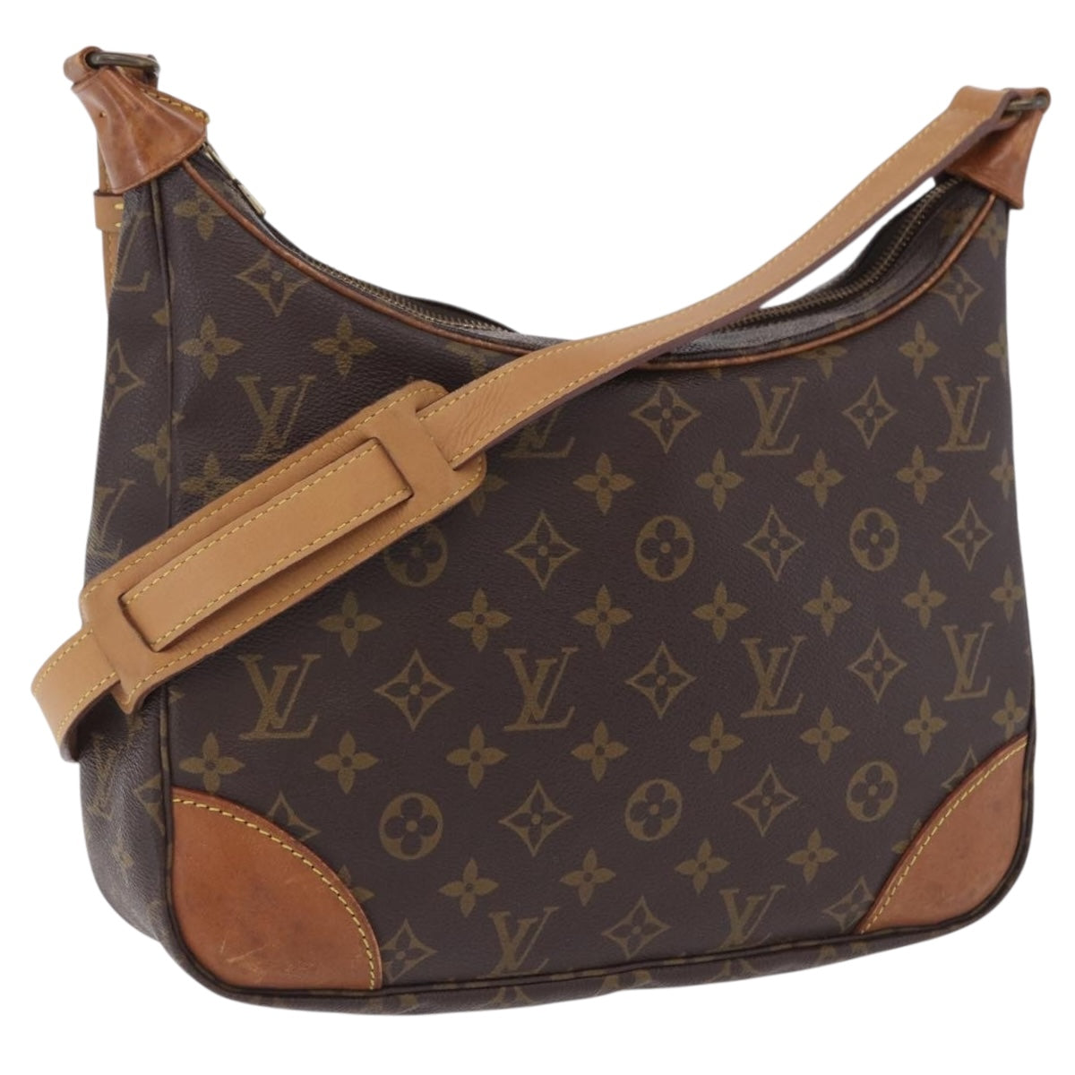 LOUIS VUITTON Monogram Boulogne 30 Shoulder Bag M51265 LV Auth 200340