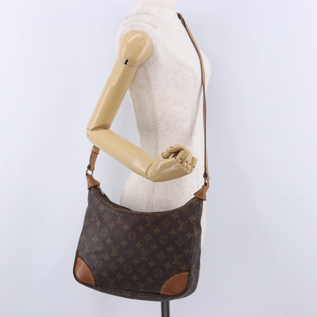 LOUIS VUITTON Monogram Boulogne 30 Shoulder Bag M51265 LV Auth 200340